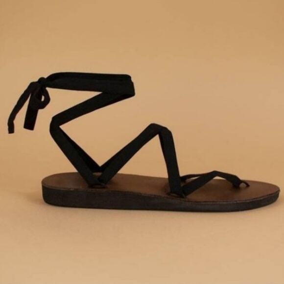Sseko sandals Ribbon Sandal Base Brown Size 9 - Picture 1 of 8
